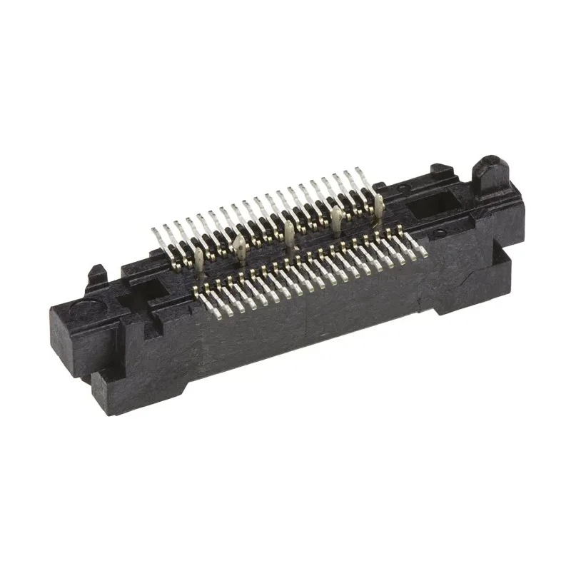 TE Connectivity MICTOR Series Straight Surface Mount PCB Header 38 Contacts 0.64 mm Pitch 2 Row Shrouded 5767007-8