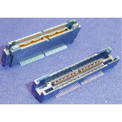 TE Connectivity MICTOR Series Straight Surface Mount PCB Header, 38 Contacts, 0.64 mm Pitch, 2 Row, Shrouded 5767005-8