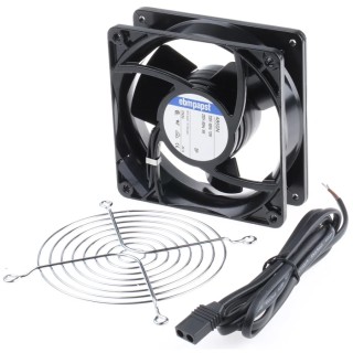 ebm-papst 4000 N Series Axial Fan Kit, 230V AC, 19.5 W, 0.12 A Max, IP20, 119 mm x 119 mm x 38 mm 4658N-KR0