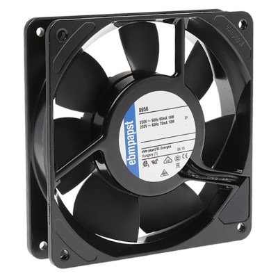 ebm-papst 4000 N Series Compact 230V AC Axial Fan Kit 19.5W, 0.12A Max, IP20, 119mm x 119mm x 38mm 4658N-KR1