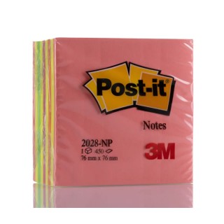 Post-It Pink Sticky Note 76 mm x 76 mm 450 Sheets 50039