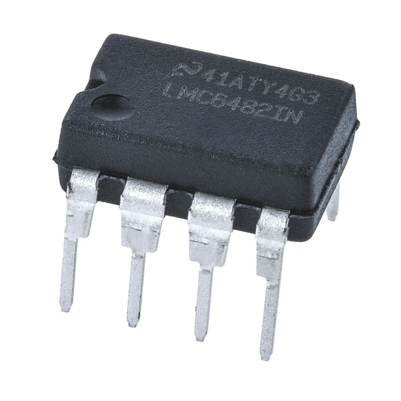 Texas Instruments Operational Amplifier Dual Channel 1.5 MHz Gain Bandwidth, 5 to 15.5 V, 8-Pin MDIP LMC6482IN/NOPB