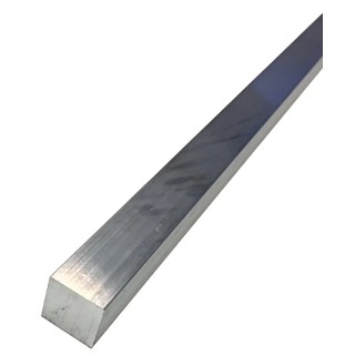 RS PRO Aluminium Metal Square Bar 12 mm Width x 12 mm Height x 1 m Length, Grade 6082-T6, Tensile Strength 295 MPa 124-3628