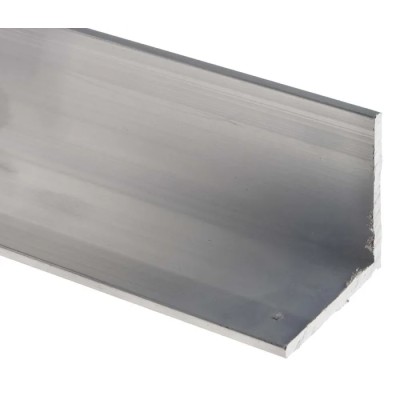 RS PRO Aluminium Angle 40 mm x 40 mm x 3 mm 6082 T6 Alloy Structural Profile 1m Length 124-3642