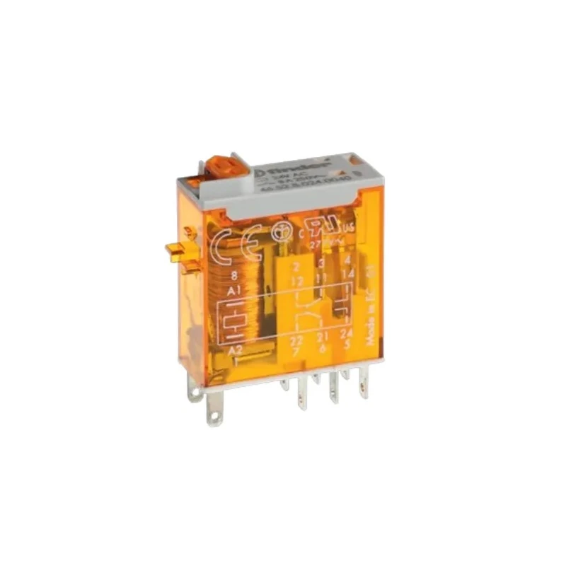Finder 24V AC Coil Power Relay, DPDT Contact Configuration, 8A Switching Current, 2kVA Switching Power 46.52.8.024.0040