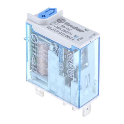 Finder PCB Power Relay 12V DC Coil 16A Switching Current SPDT 46.61.9.012.0074