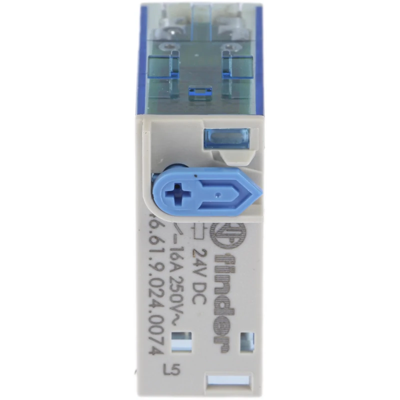 Finder Power Relay 24V DC Coil 16A Switching Current SPDT Contact Configuration 46 Series Model 46.61.9.024.0074
