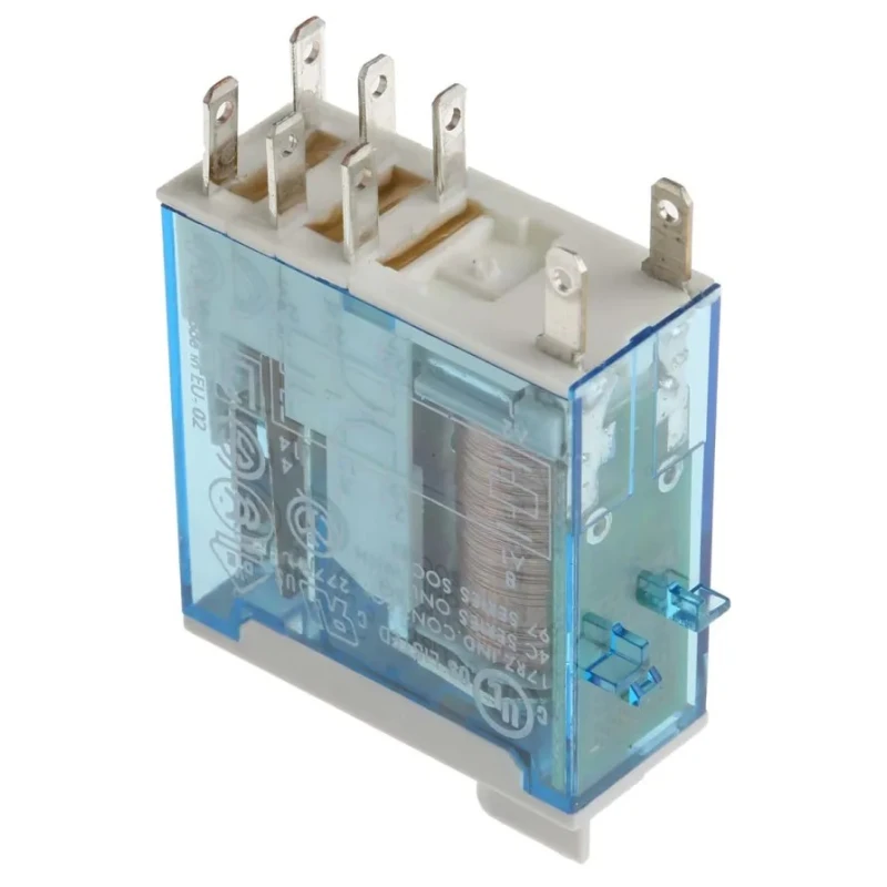 Finder PCB Power Relay 12V DC Coil 8A Switching Current DPDT 46.52.9.012.0074