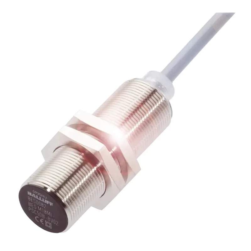 BALLUFF Threaded Barrel Inductive Proximity Sensor M18 x 1 PNP 30V 8 mm 250 V AC 30 V DC 200mA BES M18MI-PSC80B-BV02