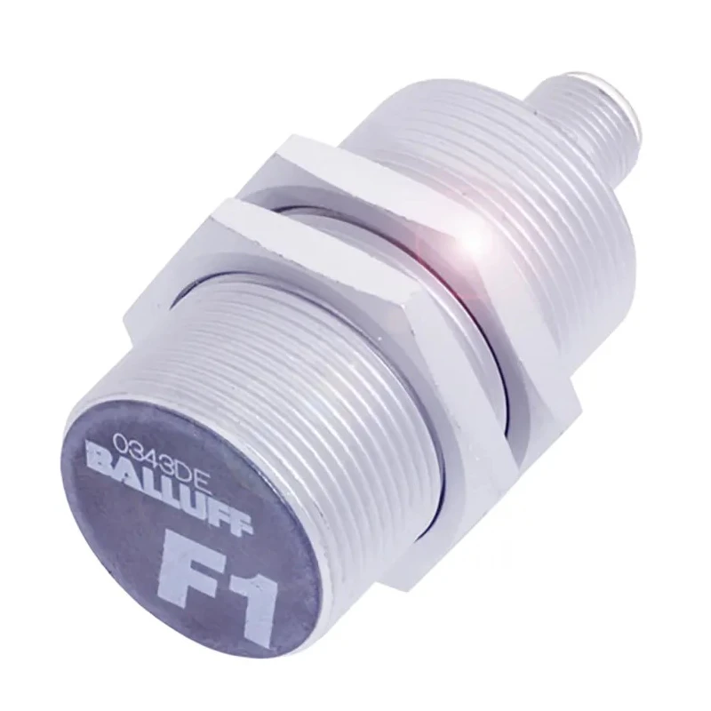 BALLUFF Threaded Barrel Inductive Proximity Sensor M30 x 1.5 PNP 30V 10 mm Detection IP67 BES M30ML-PSC10A-S04G-W
