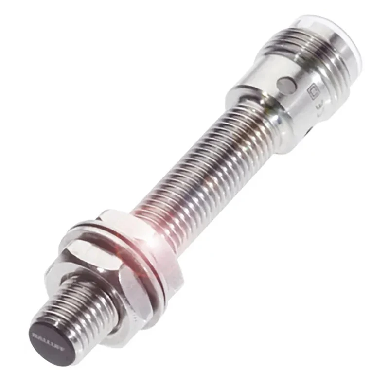 BALLUFF Threaded Barrel Inductive Proximity Sensor M8 x 1, PNP Output, 30 V DC, 3 mm Detection BES M08MH1-PSC30B-S04G