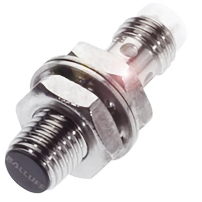 BALLUFF Threaded Barrel Inductive Proximity Sensor M8 x 1, PNP Output 30V 200mA 2mm Detection BES M08EC-PSC20B-S49G