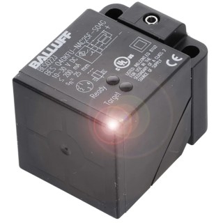 BALLUFF Block Inductive Proximity Sensor M12 x 1, PNP Output, 30V Supply, 15 mm Detection Range BES Q40KFU-PAC15A-S04G