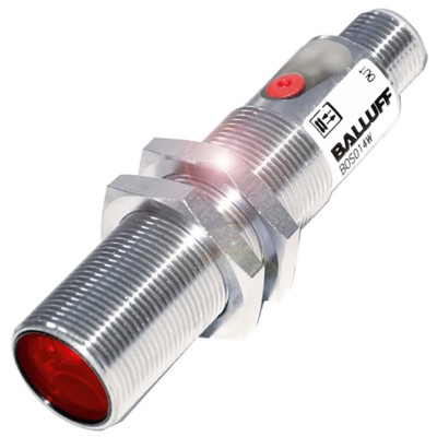 BALLUFF Retroreflective Photoelectric Sensor Barrel Style 7 m Detection Range PNP Output IP67 BOS 18M Series 124-3792