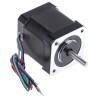 RS PRO Hybrid Stepper Motor 2.8V, 0.44Nm Holding Torque, 1.8° Step Angle, 42.3 x 42.3 mm Frame, 5 mm Shaft 535-0489