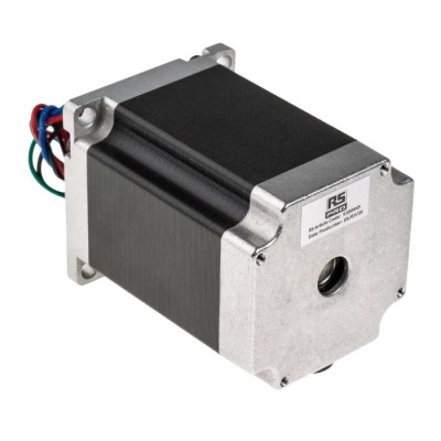 RND RS PRO Hybrid Stepper Motor 3.2V, 1.89Nm Holding Torque, 1.8° Step Angle, 56.4x56.4 mm Frame, 6.35 mm Shaft 535-0445