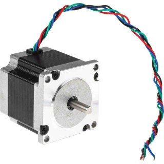 RND RS PRO Stepper Motor 2.5V, 1.26 Nm Holding Torque, 1.8° Step Angle, 56.4 x 56.4 mm Frame, 6.35 mm Shaft 535-0439