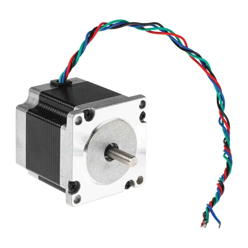 RND RS PRO Stepper Motor 2.5V, 1.26 Nm Holding Torque, 1.8° Step Angle, 56.4 x 56.4 mm Frame, 6.35 mm Shaft 535-0439