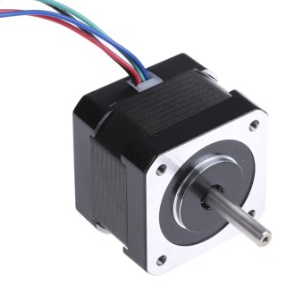 RS PRO Stepper Motor 2.8V, 0.22Nm Torque, 1.8° Step Angle, 42.3 x 42.3 mm Frame, 5 mm Shaft 535-0467