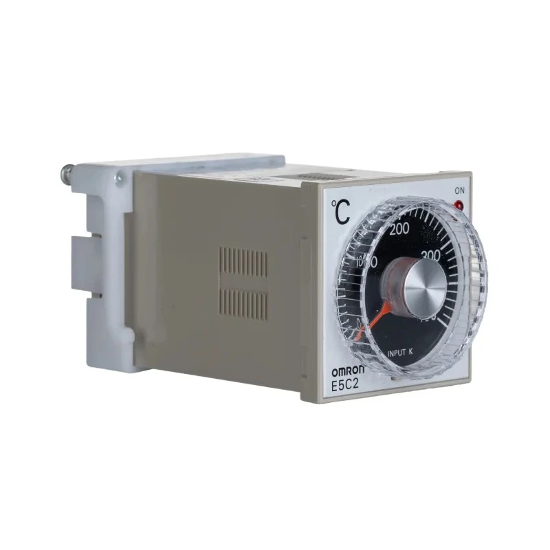 Omron On-Off Temperature Controller 4 Input 4 Output Relay 240V AC, DIN Rail Flush Panel Mount E5C2-R20K 100-240VAC 0-400