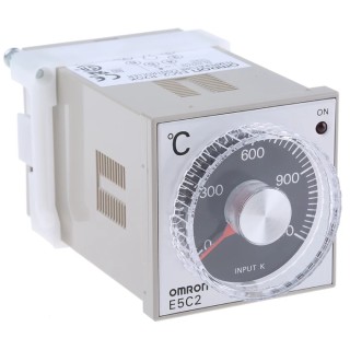 Omron On-Off Temperature Controller 4 Input 4 Output Relay 240V AC DIN Rail Flush Panel E5C2-R20K 100-240VAC 0-1200