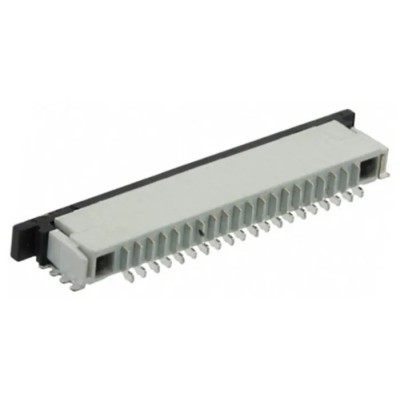 TE Connectivity FPC 1 mm Pitch 24 Way Right Angle Female FPC Connector, Solder 2-84952-4