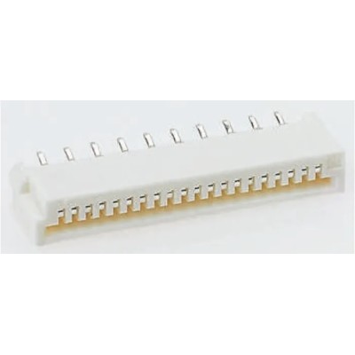 TE Connectivity FFC 1.25 mm Pitch 4 Way Straight Female FPC Connector, Solder 84534-4