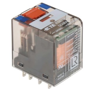 TE Connectivity PCB Power Relay 24V DC Coil 6A Switching Current 4PDT PT570L24 6-1415001-1