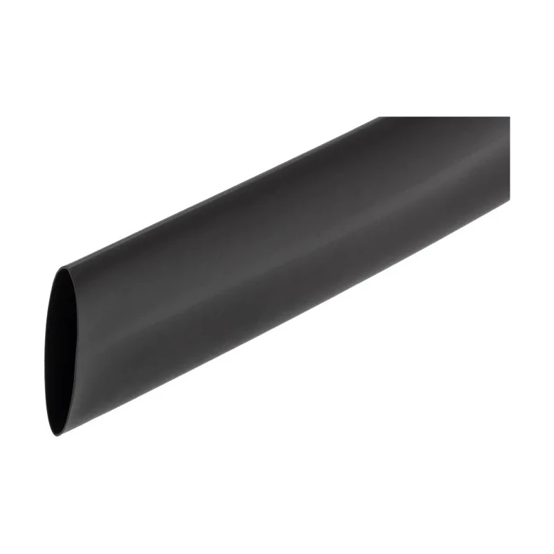 TE Connectivity Heat Shrink Tubing Black 24 mm Sleeve Diameter x 1.2 m Length 3:1 Ratio RNF 3000-24/8-0