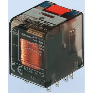 TE Connectivity PCB Power Relay 115V ac Coil 6A Switching Current 4PDT PT570S15 7-1415003-1