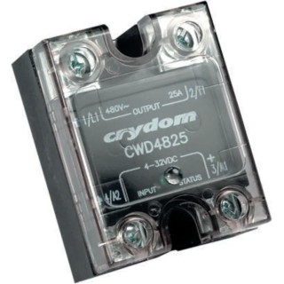 Crydom CW24 Series Solid State Relay Panel Mount 50 A Load 280 Vrms Load 36Vrms Control 