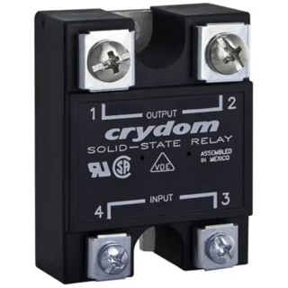 Crydom SSC Series Panel Mount Solid State Relay, 25A Load Current, 1000V Load Voltage, 8-16V DC Control SSC1000-25-12