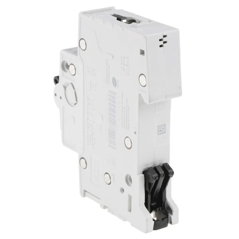 ABB System Pro M Compact Miniature Circuit Breaker, 1-Pole, 16A, Type C, 253V AC, 72V DC, 10kA 2CDS271001R0164 S201M-C16