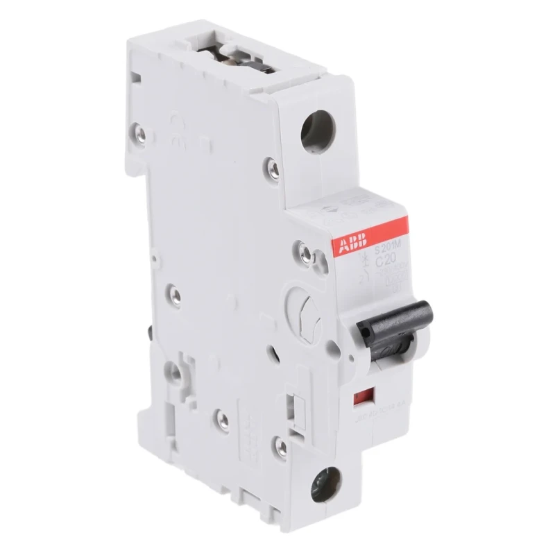 ABB Miniature Circuit Breaker System Pro M Compact, 1-Pole, 20A, Type C, 253V AC, 72V DC, 10kA 2CDS271001R0204 S201M-C20