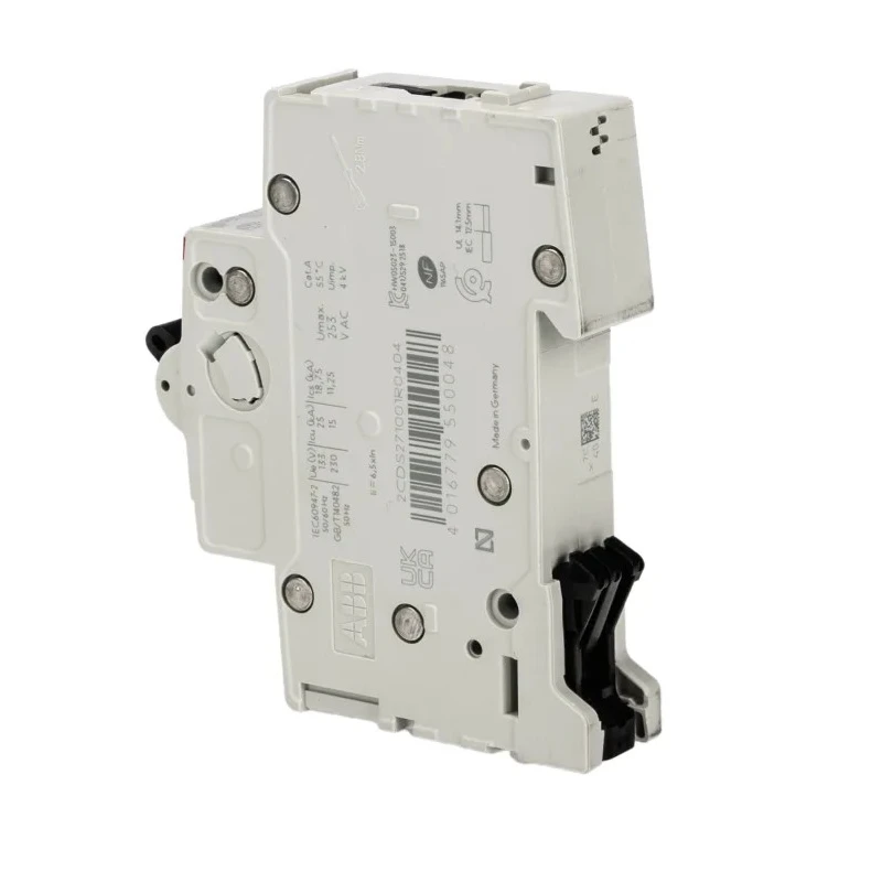 ABB System Pro M Compact Miniature Circuit Breaker 1-Pole 40A Type C 253V ac 72V dc 10kA Breaking 2CDS271001R0404 S201M-C40