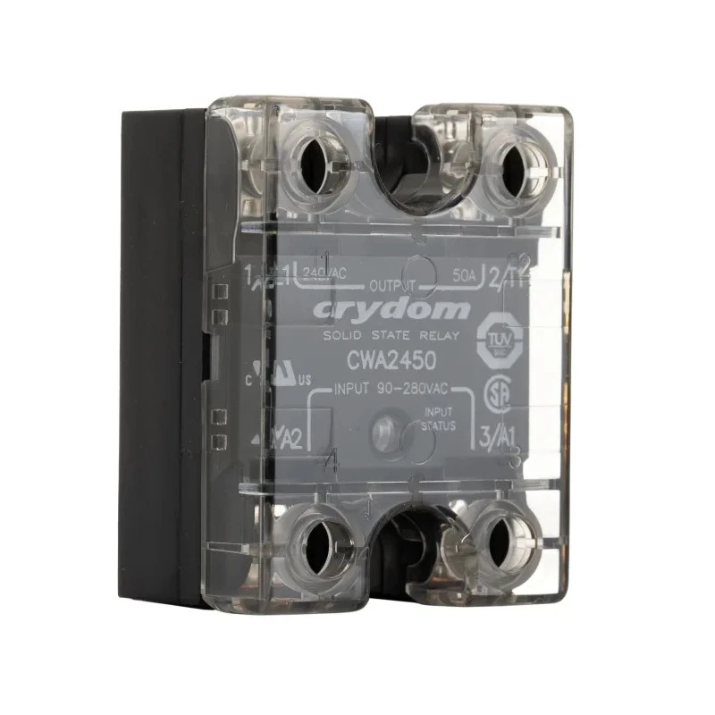 Crydom CW Series Solid State Relay, 50 A Load Current, Panel Mount, 280 Vrms Load Voltage, 280 Vrms Control Voltage CWA2450