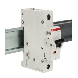 ABB System Pro M Compact Miniature Circuit Breaker, 1-Pole, 50A, Type C, 253V AC, 72V DC, 10kA 2CDS271001R0504 S201M-C50