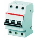 ABB System Pro M Compact S200M Miniature Circuit Breaker, 3-Pole, 1A, Type C, 440V AC, 12V DC, 10 2CDS273001R0014 S203M-C1