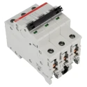 ABB System Pro M Compact S200M Miniature Circuit Breaker, 3-Pole, 2A, Type C, 440V AC, 12V DC, 10kA 2CDS273001R0024 S203M-C2