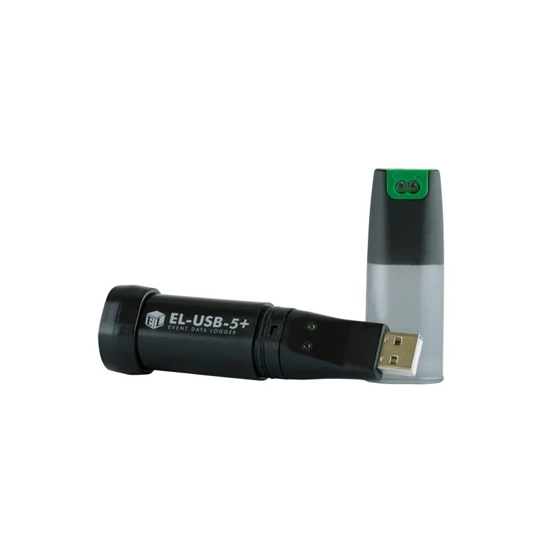 Lascar Event Data Logger USB, 1 Channel, LCD Display, AA Battery, -35°C to 80°C Operating Temperature EL-USB-5+