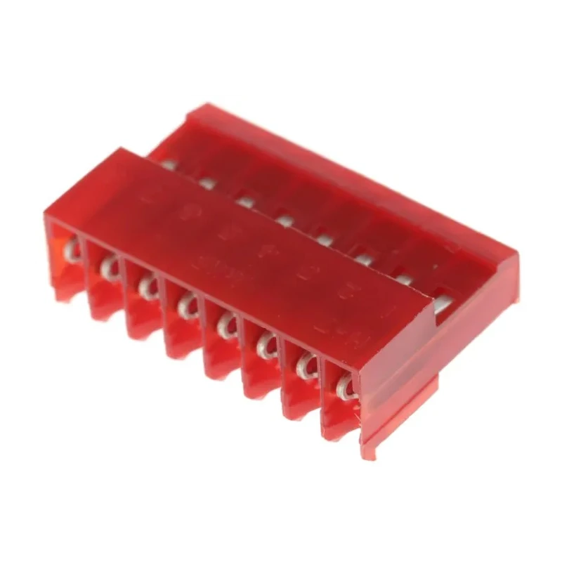 TE Connectivity 8-Way IDC Connector Female for Cable, 1 Row, 5A, 250V AC, 2.54mm Pitch, Tin over Nickel Plating 3-640440-8