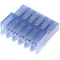 TE Connectivity 6-Way 2.54mm Pitch Shrouded IDC Female Cable Connector 5A 250V AC MTA-100 Series 3-640442-6