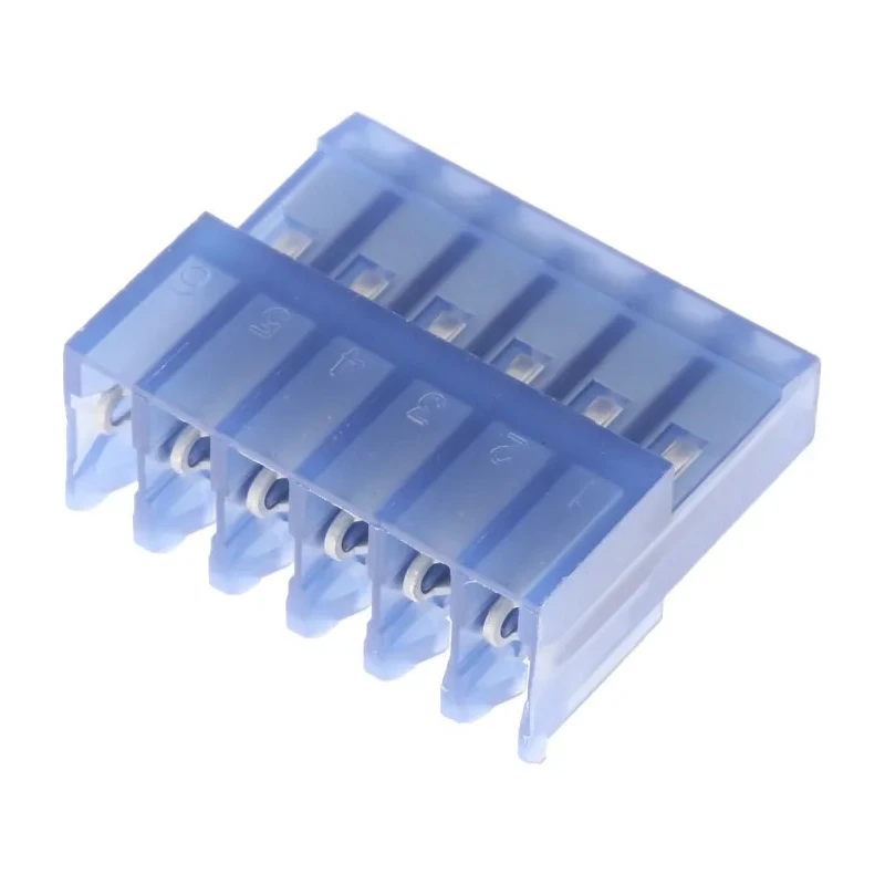TE Connectivity 6-Way 2.54mm Pitch Shrouded IDC Female Cable Connector 5A 250V AC MTA-100 Series 3-640442-6