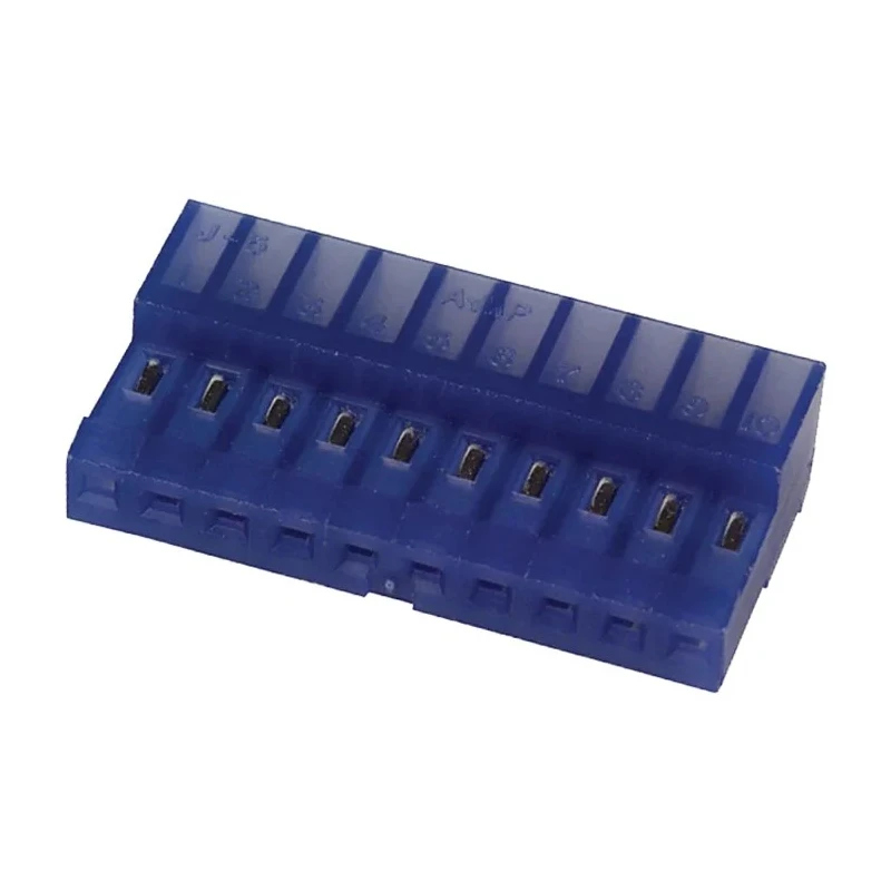 TE Connectivity 10-Way IDC Connector Female for Cable, 1 Row 4-640442-0