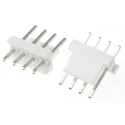 TE Connectivity MTA-100 Series Straight Through Hole Pin Header 4 Contacts 2.54 mm Pitch 1 Row Unshrouded 640454-4