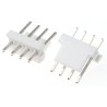 TE Connectivity MTA-100 Series Straight Through Hole Pin Header, 4 Contacts, 2.54 mm Pitch, 1 Row, Unshrouded 640454-4