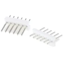 TE Connectivity MTA-100 Series Straight Through Hole Pin Header 6 Contacts 2.54 mm Pitch 1 Row Unshrouded 640454-6