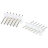 TE Connectivity MTA-100 Series Straight Through Hole Pin Header 6 Contacts 2.54 mm Pitch 1 Row Unshrouded 640454-6