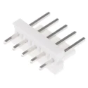 TE Connectivity MTA-100 Series Straight Through Hole Pin Header, 5 Contacts, 2.54 mm Pitch, 1 Row, Unshrouded 640454-5