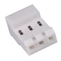 TE Connectivity MTA-156 Female Connector Housing 3.96 mm Pitch 3 Way 1 Row Right Angle 3-640429-3